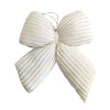 ORNAMENT - BOW SPONGE VELVET/LAME