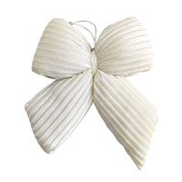 ORNAMENT - BOW SPONGE VELVET/LAME