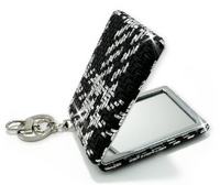 JACQUELINE KENT COMPACT MIRROR WITH KEYRING