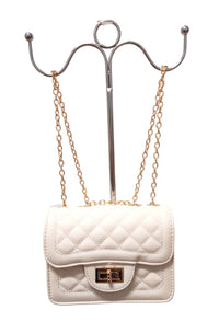 QUILTED CHAIN HANDBAG