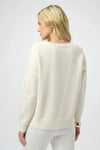 JOSEPH RIBKOFF SWEATER SEQUIN VNECK