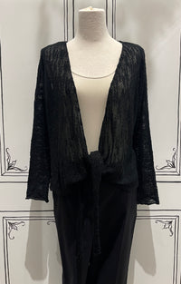 LIGHTWEIGHT TIE FRONT CARDIGAN