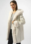JOSEPH RIBKOFF FAUX FUR REVERSIBLE JACKET
