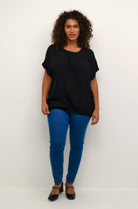 KAFFE CURVE WING SLEEVE BLOUSE