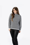 FUN PULLOVER BK/WT ST