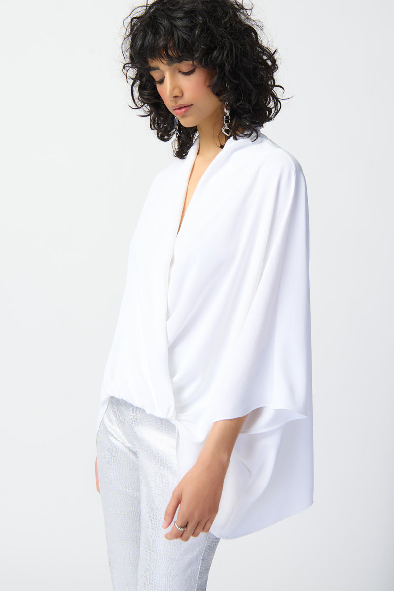 RIBKO TOP WRAP DOLMAN