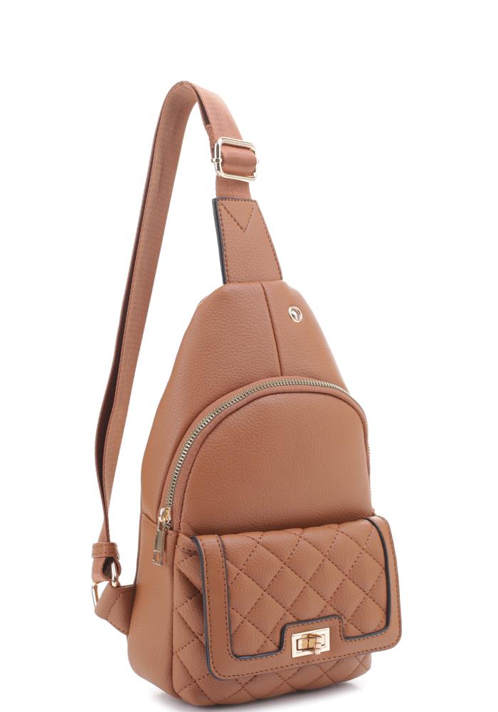 CROSSBODY BACKPACK QUILTED