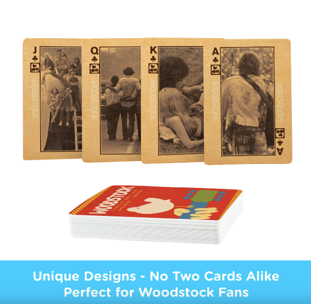 WOODSTOCK PLAYING CARDS