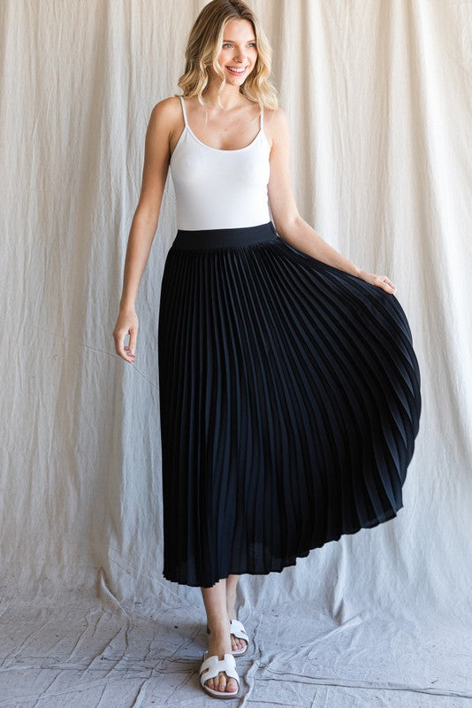JOD SKIRT PLEATED MIDI