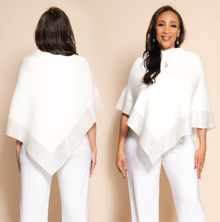 SHAWLD PONCHO DIAMOND