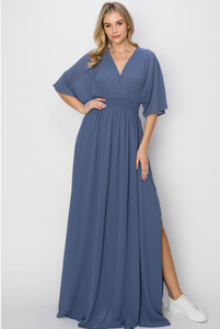 ONETHE TIE BACK MAXI DRESS