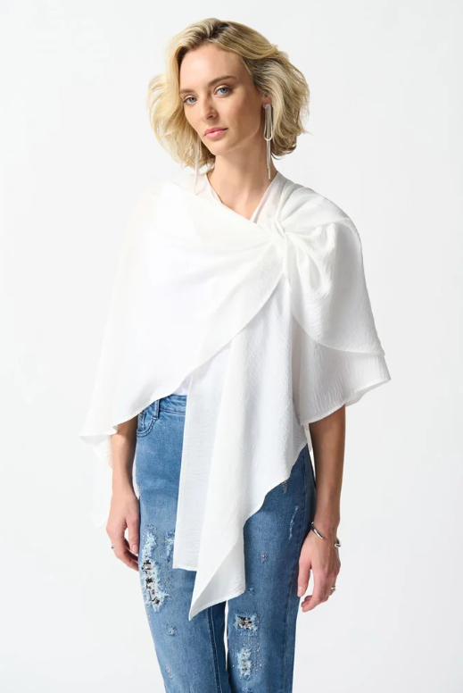 JOSEPH RIBKOFF WRAP GAUZE COVER UP