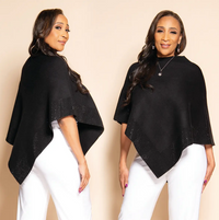 SHAWLD PONCHO DIAMOND